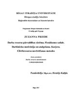 Konspekts 'Darba resursu pārvaldības sistēma', 1.