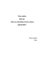 Referāts 'Vides un sabiedrības kā divu sistēmu mijiedarbība', 1.
