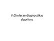 Prezentācija 'V.Cholerae diagnostikas algoritms', 1.