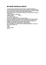 Konspekts 'Kā rakstīt ieteikuma vēstuli', 1.