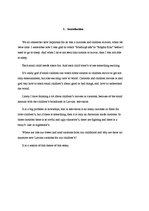 Eseja 'Children's Cartoons in Television', 5.