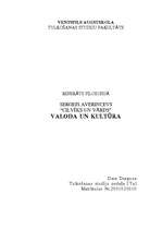 Referāts 'Valoda un kultūra', 1.