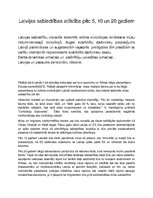 Eseja 'Latvijas sabiedrības attīstība pēc pieciem, desmit un divdesmit gadiem', 1.