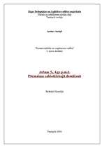 Referāts 'Atēnas 5., 4.gs. p.m.ē. Pārmaiņas sabiedriskajā domāšanā', 1.