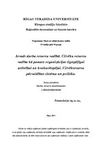 Konspekts 'Ievads darba resursu vadībā', 1.