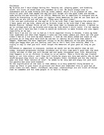 Eseja 'Childhood', 1.