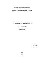 Konspekts 'Uzdevumi par pašizmaksu', 1.