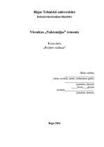 Referāts 'Viesnīcas remonta projekts', 1.