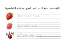 Prezentācija 'Latviešu valodas uzdevumi 1. klasei', 3.