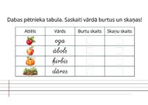 Prezentācija 'Latviešu valodas uzdevumi 1. klasei', 6.