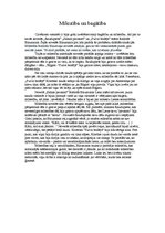 Eseja 'Mīlestība un bagātība', 1.