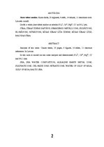 Prakses atskaite 'Jūras ūdens analīze', 2.