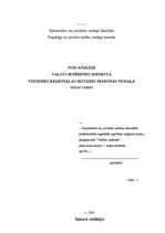 Konspekts 'SVID analīze Valsts ieņēmumu dienesta Vidzemes reģionālās iestādes Madonas nodaļ', 1.