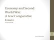 Konspekts 'Economy and Second World War. Few Comparative Issues', 9.