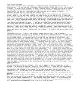 Eseja 'Just Around the Bend', 1.