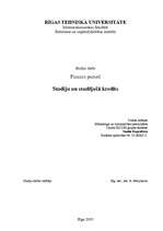 Referāts 'Studiju un studējošā kredīts', 1.