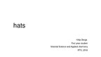 Prezentācija 'Hats', 1.