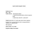 Konspekts 'Sporta stundas konspekts 3.klasei', 1.