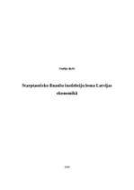 Referāts 'Starptautisko finanšu institūciju loma Latvijas ekonomikā', 1.