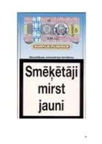 Referāts 'Smēķēšana - sociāla problēma Latvijā', 20.