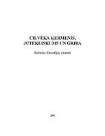 Referāts 'Cilvēka ķermenis, jutekliskums un griba', 1.