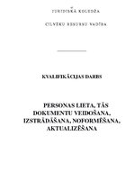 Diplomdarbs 'Personas lieta, tās dokumentu veidošana, izstrādāšana, noformēšana, aktualizēšan', 1.