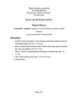 Eseja 'Tiesiskā un sociālā informācija juridisko darbību veikšanai. Lursoft izmantošana', 1.