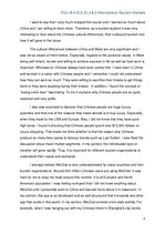 Eseja 'Reflection about China and Their Culture', 2.