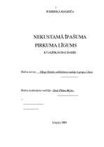 Referāts 'Nekustamā īpašuma pirkuma līgums', 2.