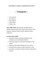 Konspekts 'Pirmsskolas nodarbība. Transports', 1.