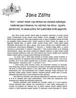 Referāts 'Jānis Zālītis', 1.