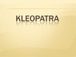 Prezentācija 'Kleopatra', 1.