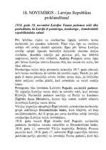 Referāts '18.novembris un 11.novembris', 2.