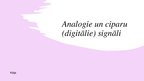 Prezentācija 'Analogie un ciparu (digitālie) signāli', 1.