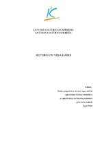 Konspekts 'Rūdolfs Blaumanis un viņa laiks', 1.