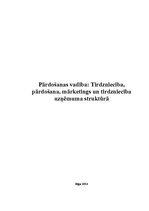 Konspekts 'Pārdošanas vadība', 1.