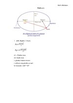 Eseja 'Planētu eliptiskās orbītas Saules sistēmā', 3.