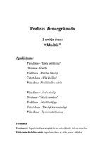 Prakses atskaite 'Pirmsskolas prakses dienasgrāmata. Tēma "Ābolītis"', 1.