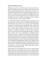 Eseja 'The Role of Technology in Our Lives', 1.