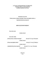 Biznesa plāns 'Kēksu ražotnes projekts', 1.