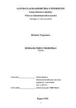 Referāts 'Dzeramais ūdens', 1.