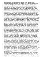 Eseja 'Religion In American Life', 1.