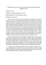 Eseja 'R.Blaumaņa lugas "Ugunī" iestudējuma recenzija', 1.