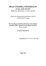 Konspekts 'Procentu likmju svārstības. Kas liek procentu likmēm svārstīties? Fišera efekts.', 1.
