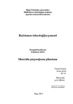 Referāts 'Materiālu pieprasījuma plānošana', 1.