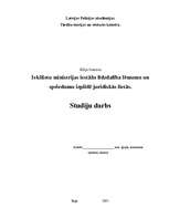 Referāts 'Iekšlietu ministrijas iestāžu līdzdalība lēmumu un spriedumu izpildē juridiskās ', 1.