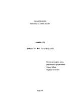 Referāts 'Inflācija Baltijas valstīs', 1.