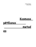 Referāts 'Kosmosa pētīšanas metodes', 14.