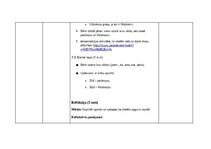 Paraugs '"Stundas plāni""
Valodas lietojums un lasīšana 1.klasē', 5.