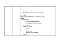 Paraugs '"Stundas plāni""
Valodas lietojums un lasīšana 1.klasē', 13.